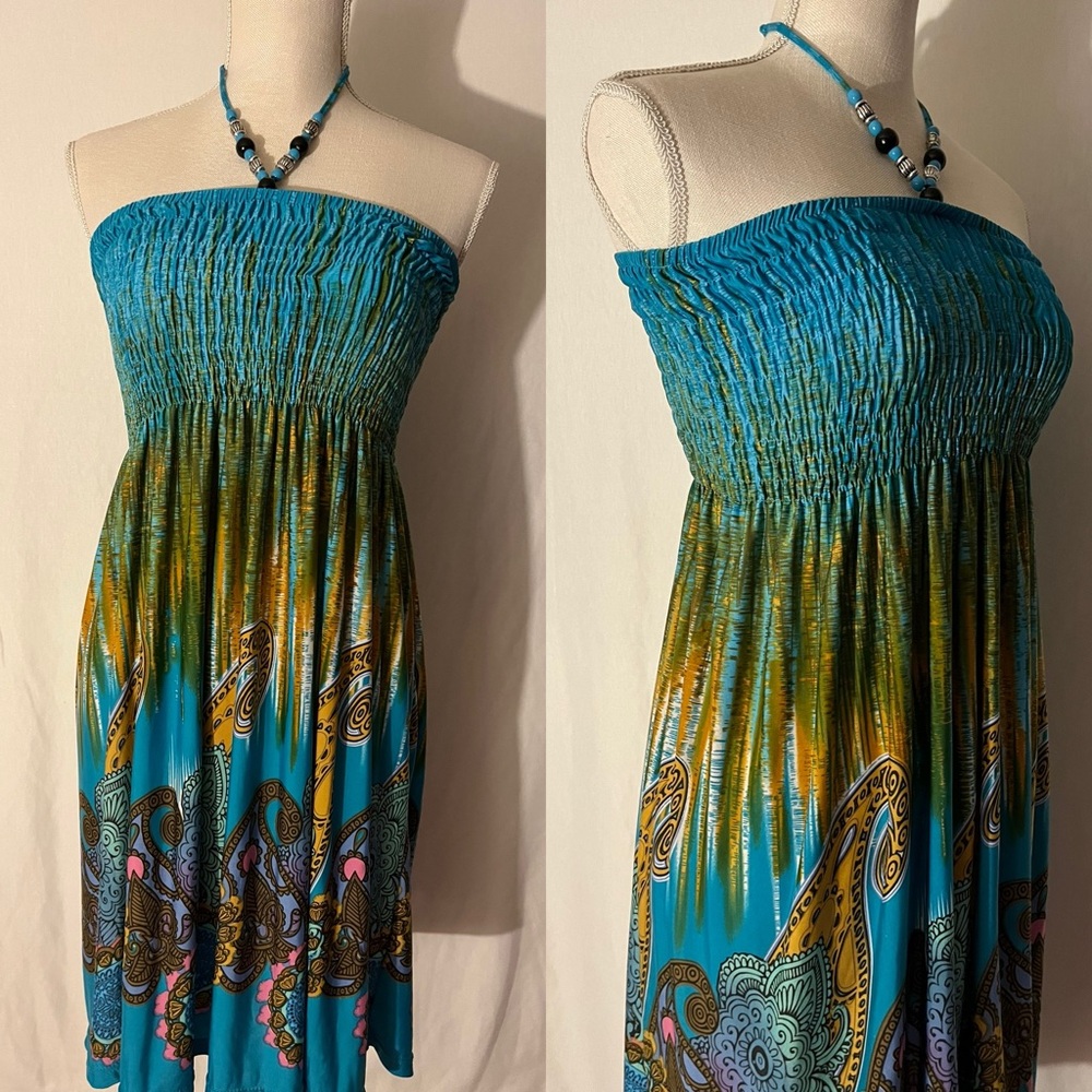 Lagaci cover up dress💚